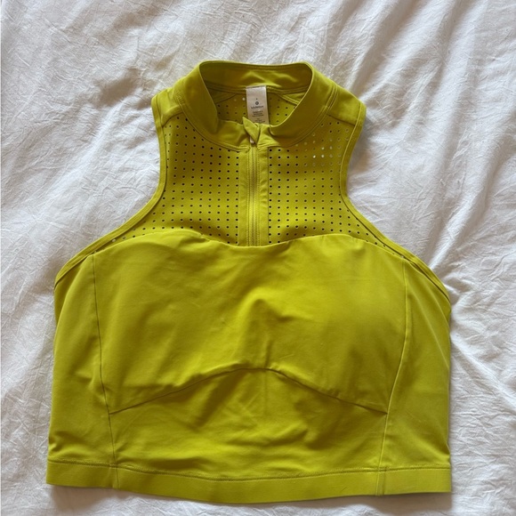 Lululemon Athletica | Unleash Strength Bra Green Tank Top 8 - Picture 2 of 4